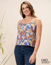 Misty Top - Linen Blend