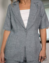Natalie Blazer - Linen Blend
