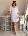 Stacy-Romy Matching Set - Linen Blend