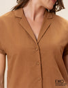 Tallie Top - Linen Blend