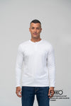 Crew Neck Long Sleeves T-Shirt - Supima Cotton