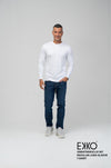 Crew Neck Long Sleeves T-Shirt - Supima Cotton