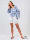 Zenovia Top - Linen Cotton