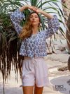 Zenovia Top - Linen Cotton