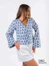 Zenovia Top - Linen Cotton