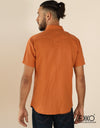 Linen Cotton Short Sleeve Shirt EMSACS0623LCSS