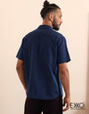 Linen Cotton Short Sleeve Shirt EMSACS0623LCSS