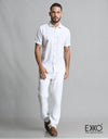 Linen Cotton Short Sleeve Shirt - EMSACS0271LCSS1012