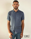 Linen Short Sleeve Shirt EMSACS0621LSS