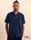 Linen Cotton Short Sleeve Shirt EMSACS0623LCSS