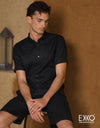 Linen Short Sleeve Shirt EMSACS0690LSS