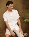 Linen Short Sleeve Shirt EMSACS0690LSS