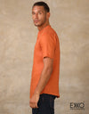 Linen Cotton Short Sleeve Shirt EMSACS0670LCSS